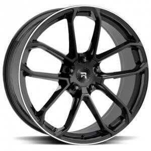 R-series R14 Black Polish 9.5x21 5/120 ET49 N72.6