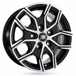 Racer Carver Shiny Black Machined Face 6.5x16 5/114.3 ET40 N67.1