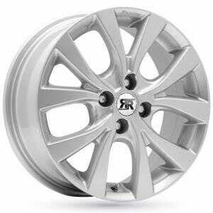 Racer R-02 Silver 6.5x16 4/100 ET44 N60.1