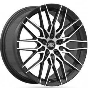 Racer Raptor Black Machined Face 6.5x15 4/108 ET25 N65.1