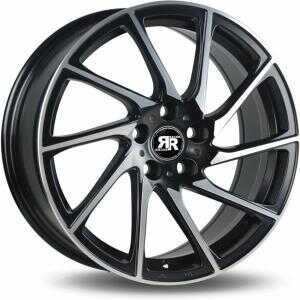 Racer Turn Satin Black Machined Face 7.5x17 5/108 ET40 N73.1