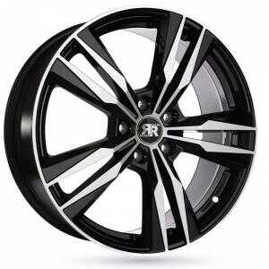 Racer VOLT Shiny Black Machined Face 6.5x16 4/100 ET38 N67.1