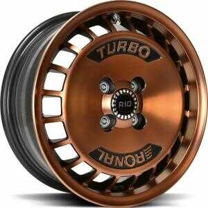 Ronal R10 TURBO Copper Matt front diamond cut 7x15 4/100 ET28 N68