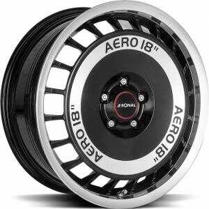 Ronal R50 AERO Black front cut 7.5x16 5/100 ET38 N68