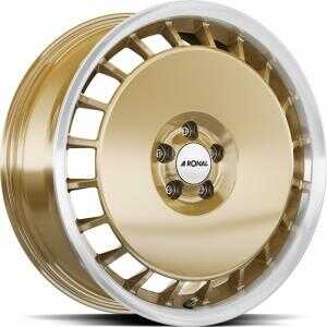 Ronal R50 AERO Racing Gold rim LIP cut 8x18 5/100 ET35 N68