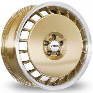 Ronal R50A Gold Polish 7.5x16 4/100 ET38 N68