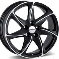 Ronal R51 Black Polished 8x18 5/108 ET45 N76