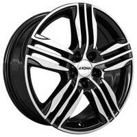 Ronal R57 Black Polished 7.5x17 5/114.3 ET40 N82