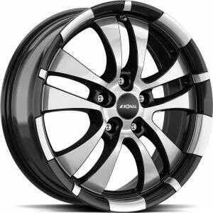 Ronal R59 Jet Black front cut 6x15 4/100 ET45 N68