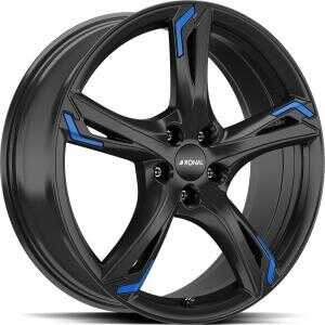 Ronal R62 Blue Jet Black 7.5x17 5/108 ET45 N76