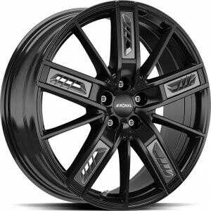 Ronal R67 Grey Left Jet Black 8.5x20 5/108 ET40 N76