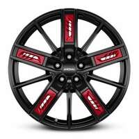 Ronal R67 Red Left Jet Black 8.5x20 5/108 ET40 N76