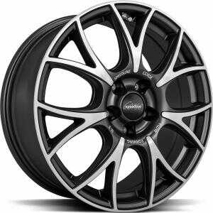 Speedline SL5 Vincitore Jet Black Matt front cut 7.5x18 5/120 ET42 N82